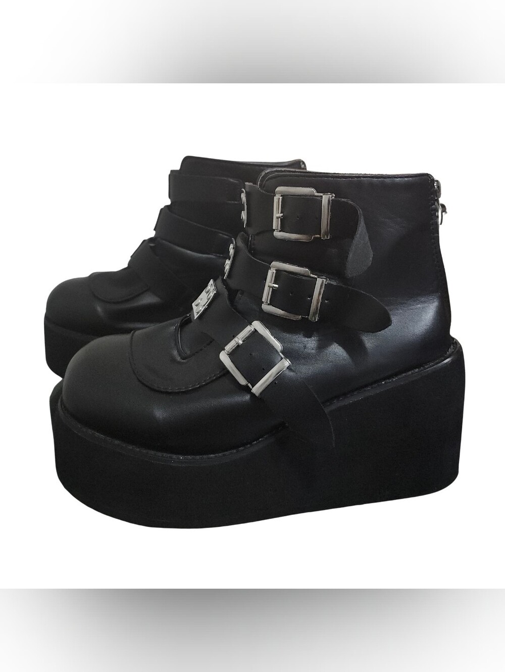 Size 5 Vegan Leather Platform Booties